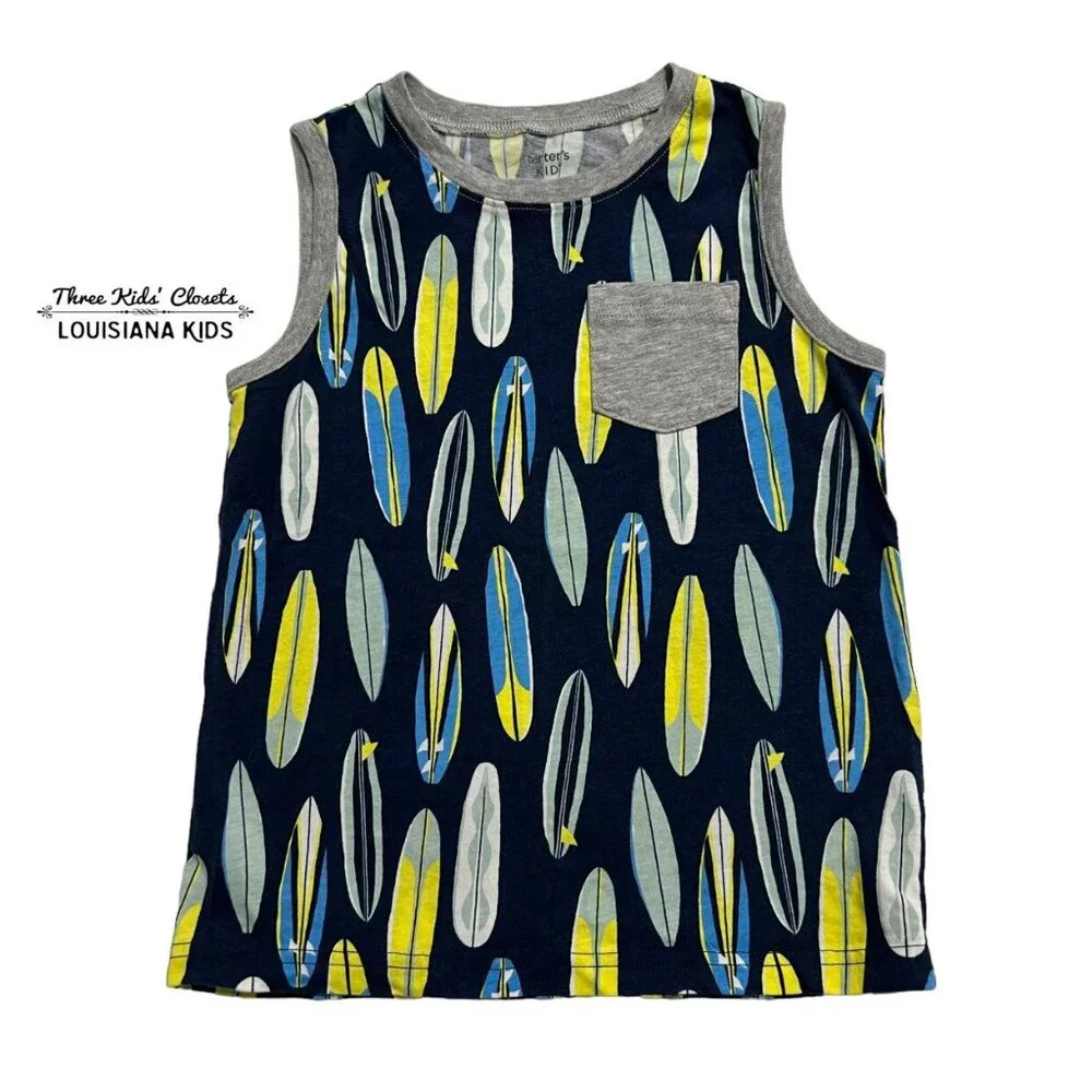 Carter's Sz 5 Surfboard Tank Top